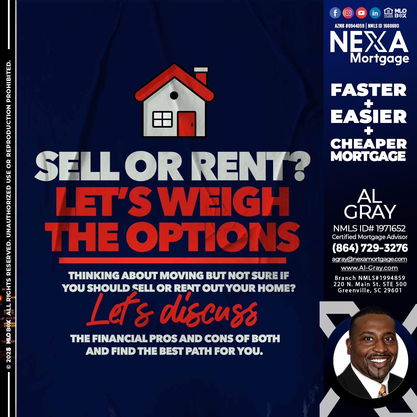 SELL OR RENT? - Al Gray -Loan Officer
