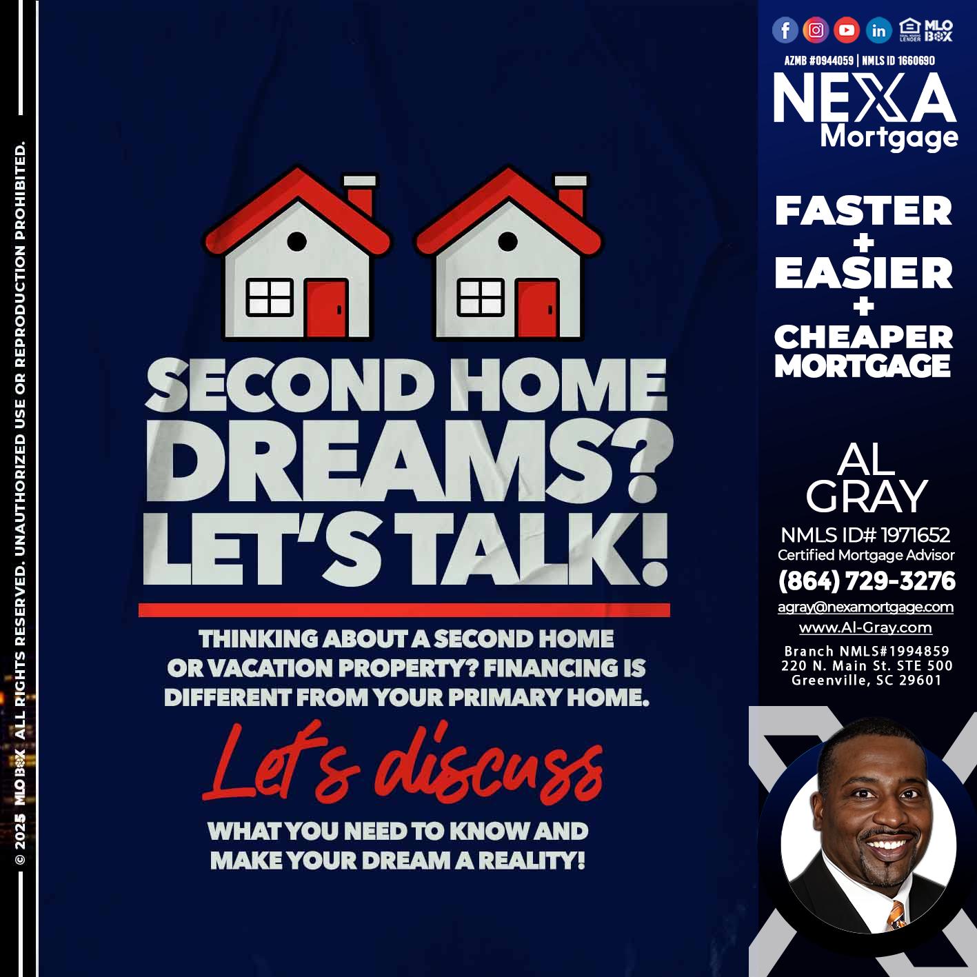 second home dreams? - Al Gray -Loan Officer
