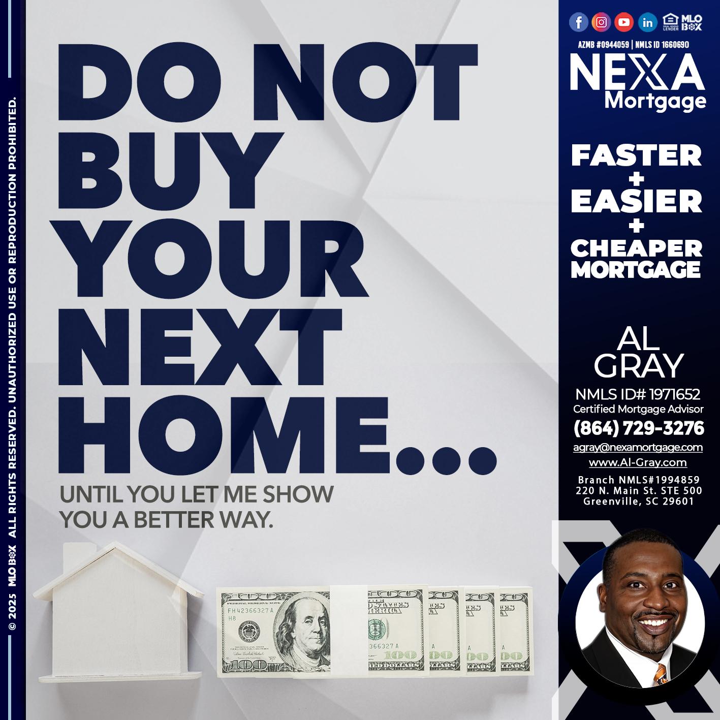 DO NOT BUY - Al Gray -Loan Officer