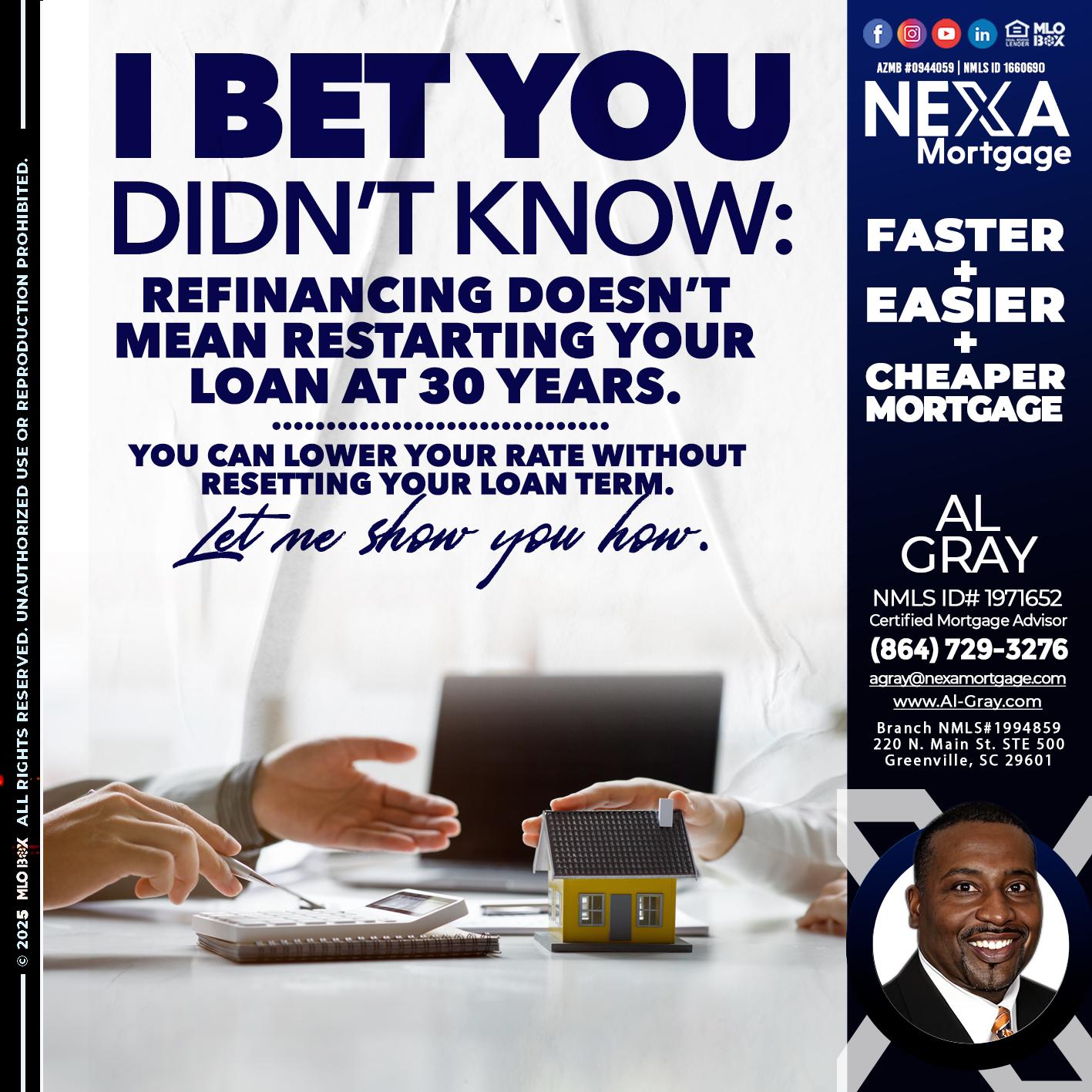 I BET YOU - Al Gray -Loan Officer