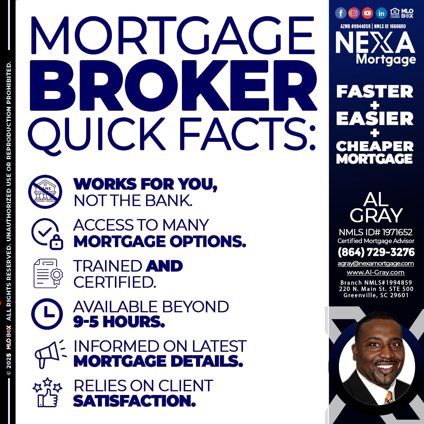 MORTGAGE BROKER - Al Gray -Loan Officer
