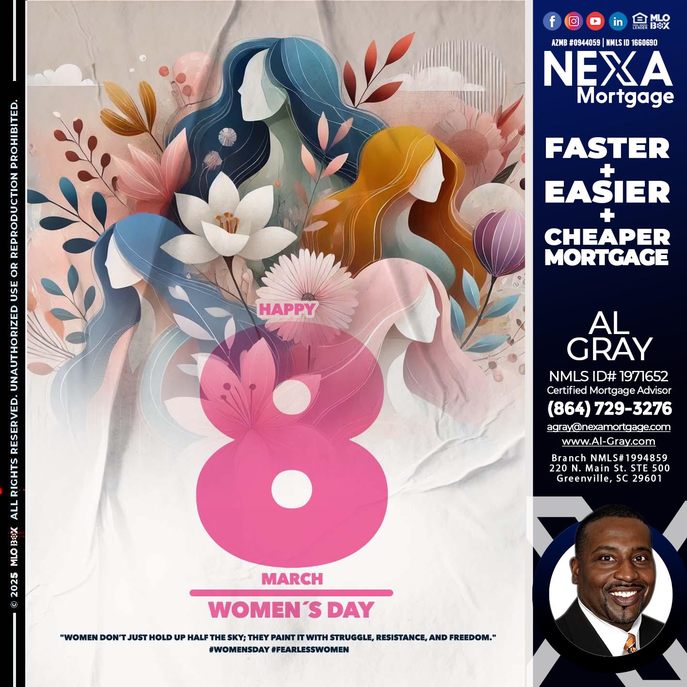 women´s day - Al Gray -Loan Officer