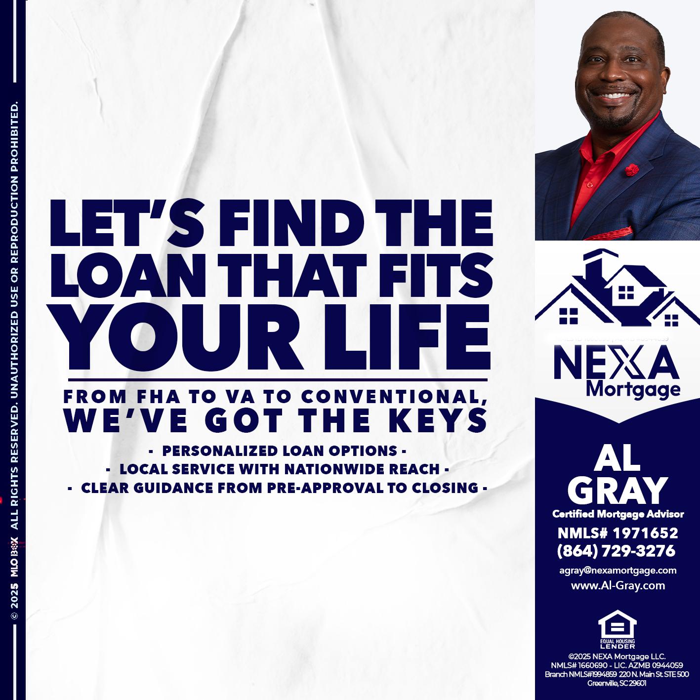 LETS FIND - Al Gray -Loan Officer