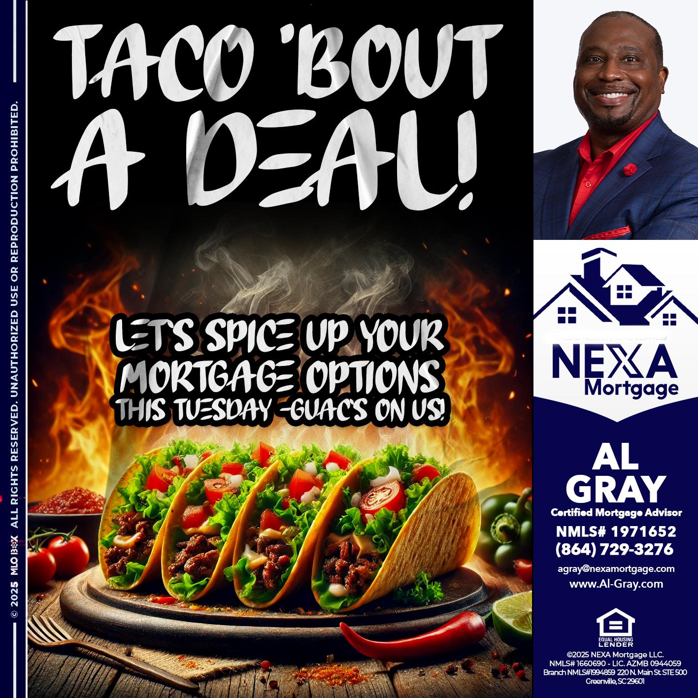 TACO BOUT - Al Gray -Loan Officer