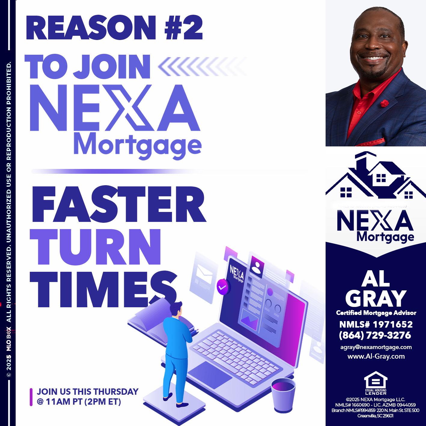 REASON 2 - Al Gray -Loan Officer