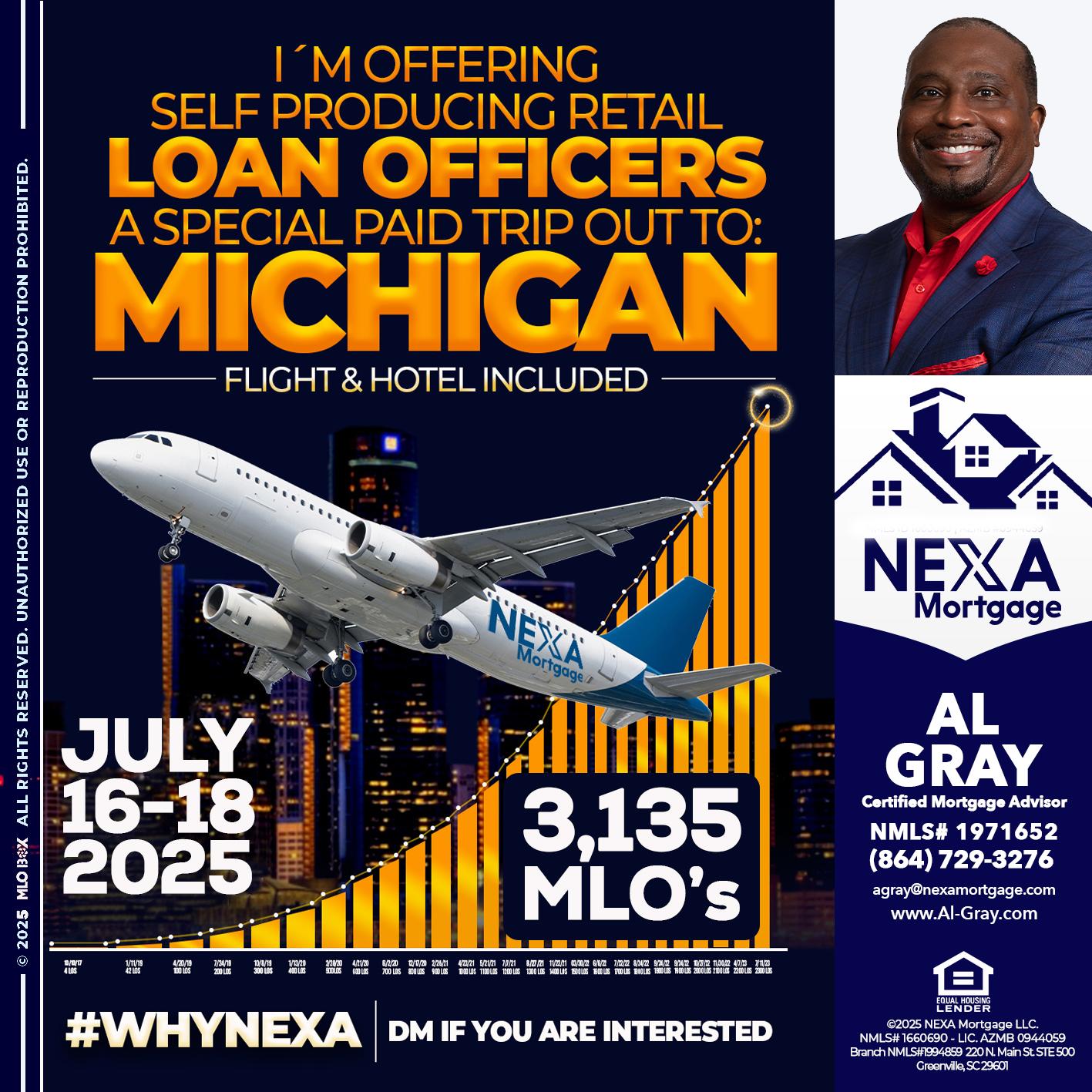 MICHIGAN TRIP - Al Gray -Loan Officer