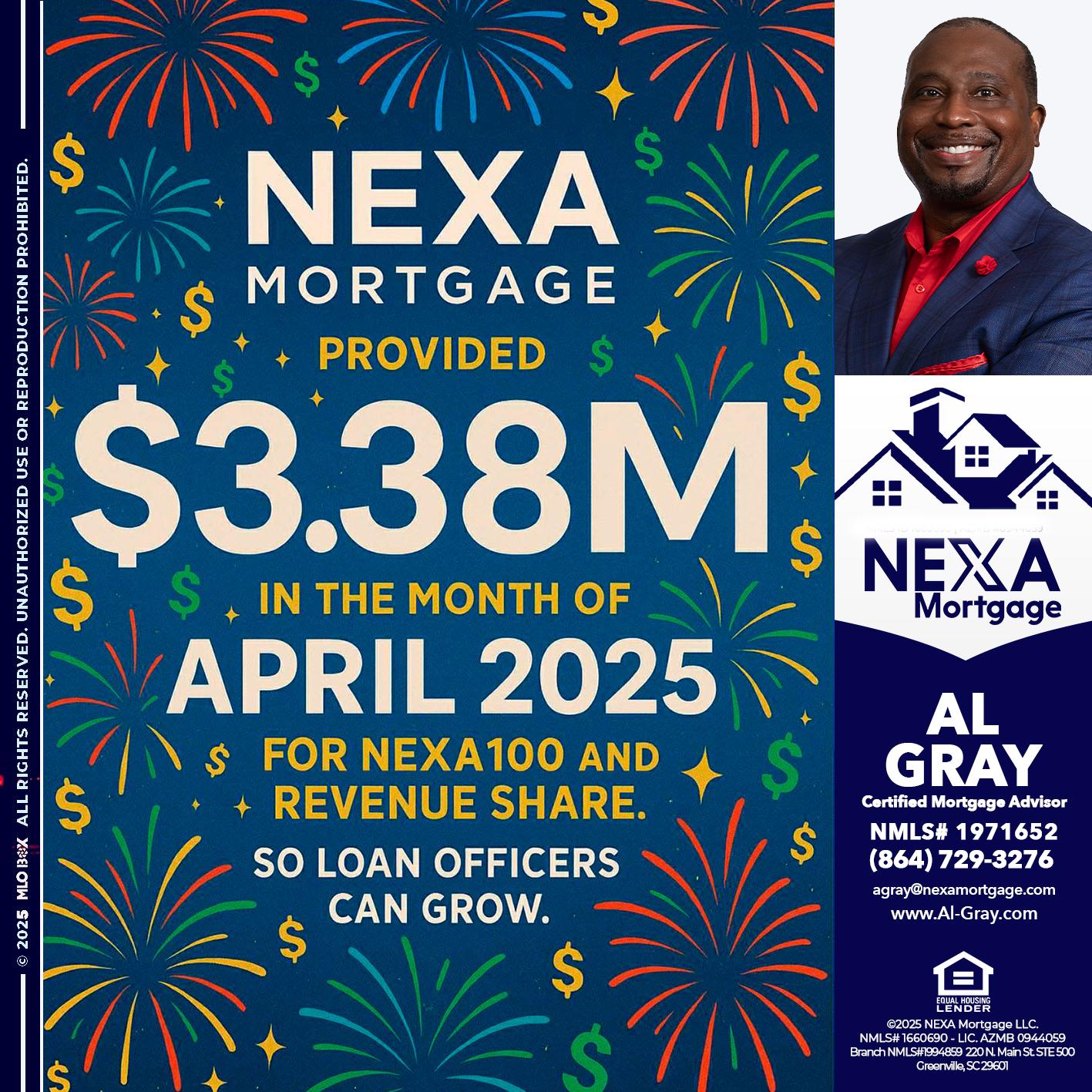 $3.38M - Al Gray -Loan Officer