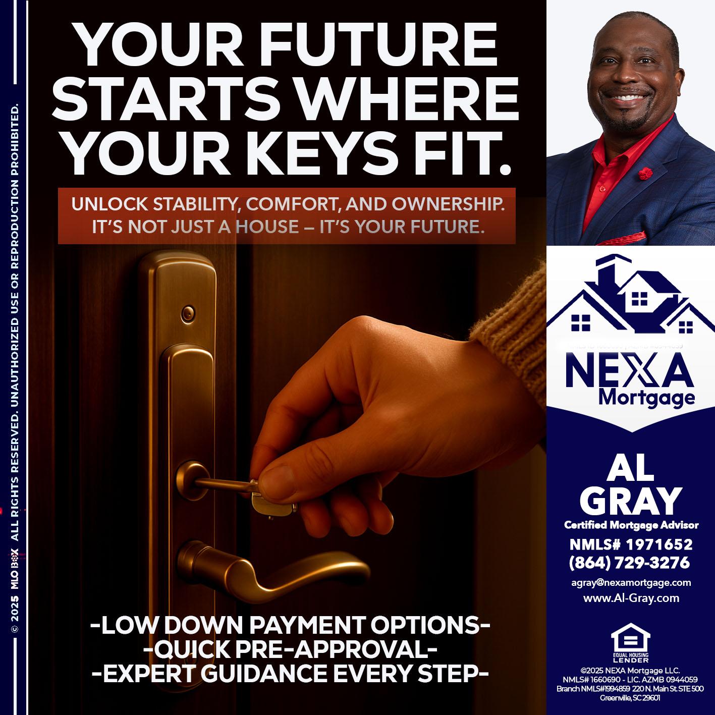 YOUR FUTURE - Al Gray -Loan Officer