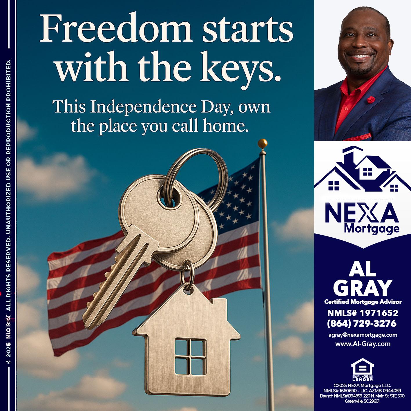 FREEDOM STARTS - Al Gray -Loan Officer