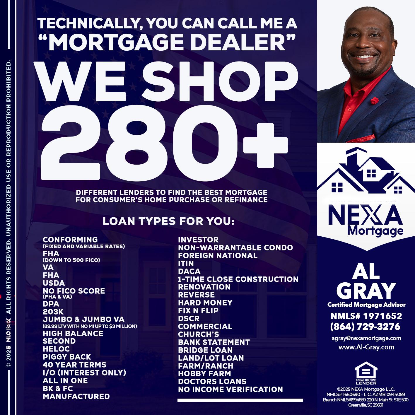 WE SHOP 280 + - Al Gray -Loan Officer