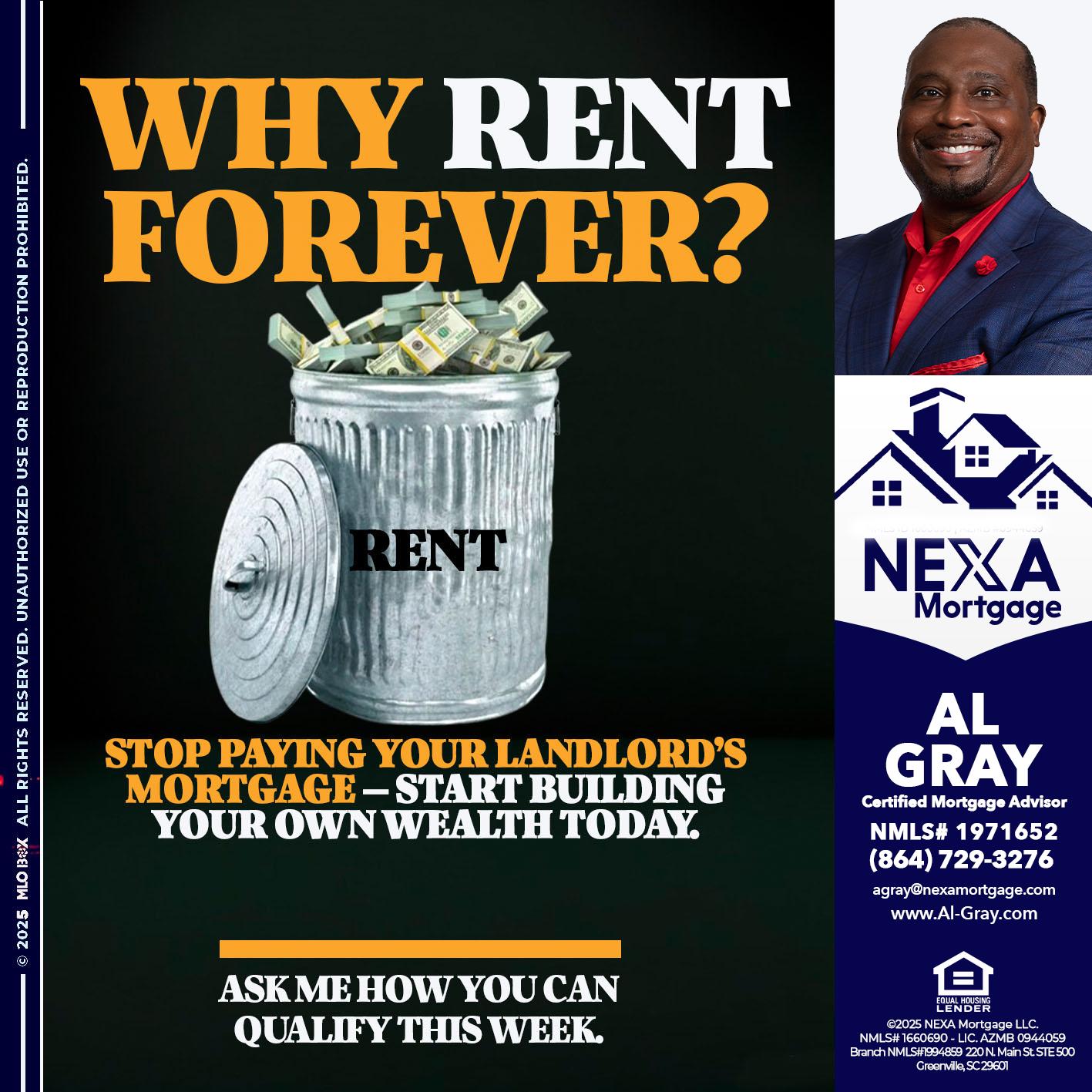 why rent? - Al Gray -Loan Officer