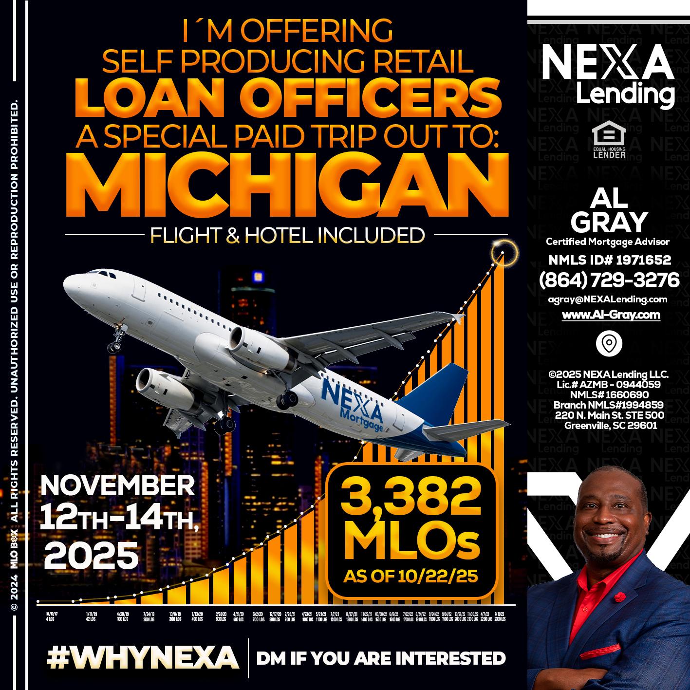 michigan trip - Al Gray -Loan Officer