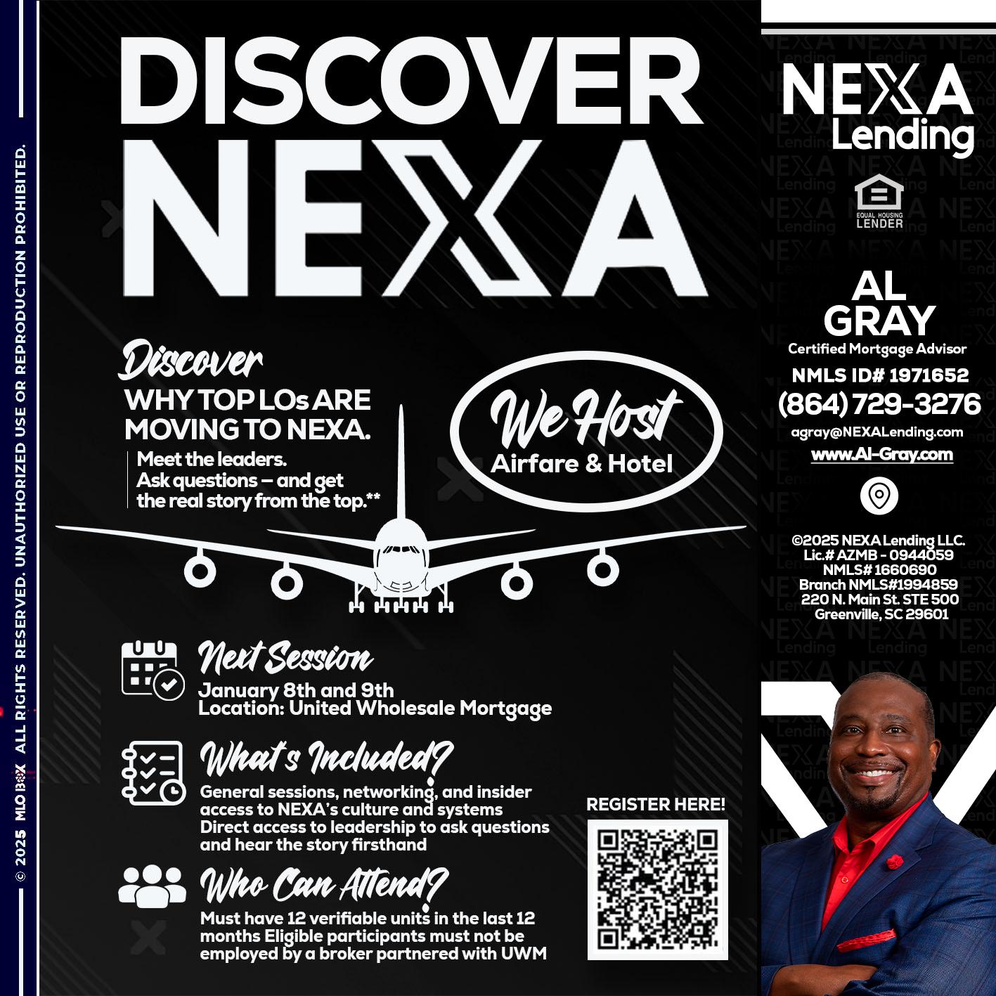 DISCOVER NEXA - Al Gray -Loan Officer