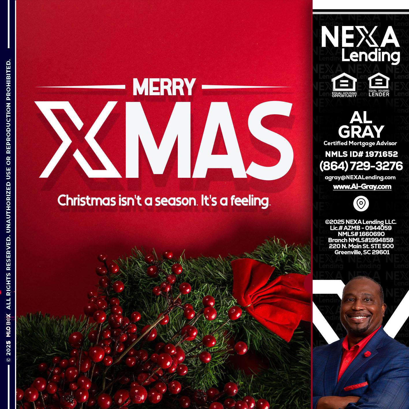 merry xmas - Al Gray -Loan Officer