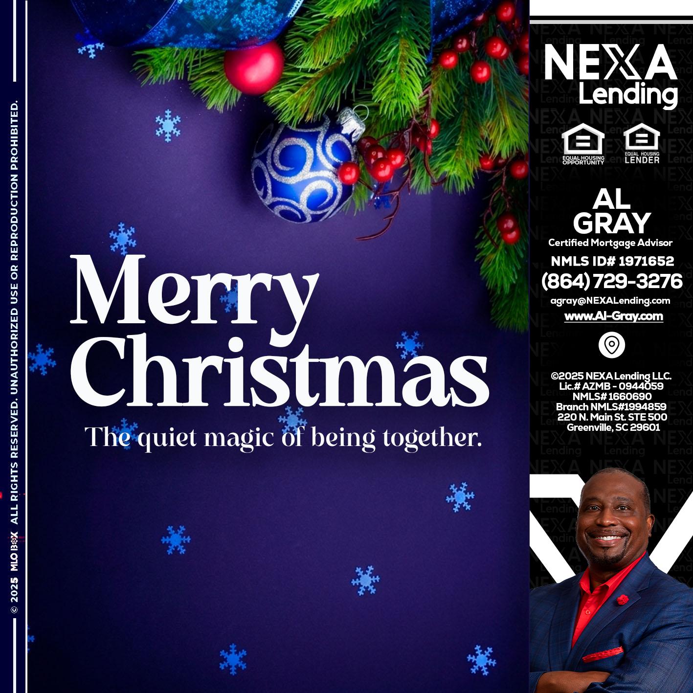 merry christmas - Al Gray -Loan Officer