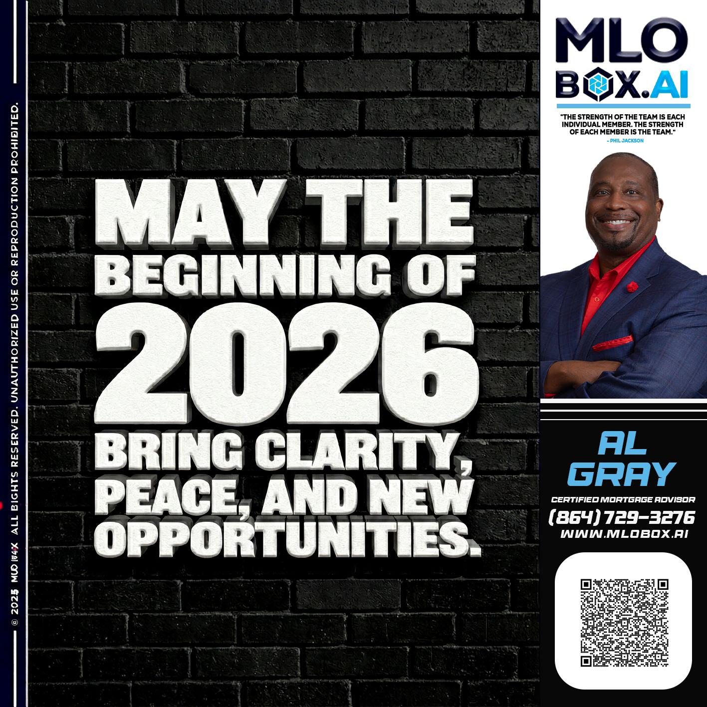 MAY THE 2026 - Al Gray -Branch Mgr/Sr. LO