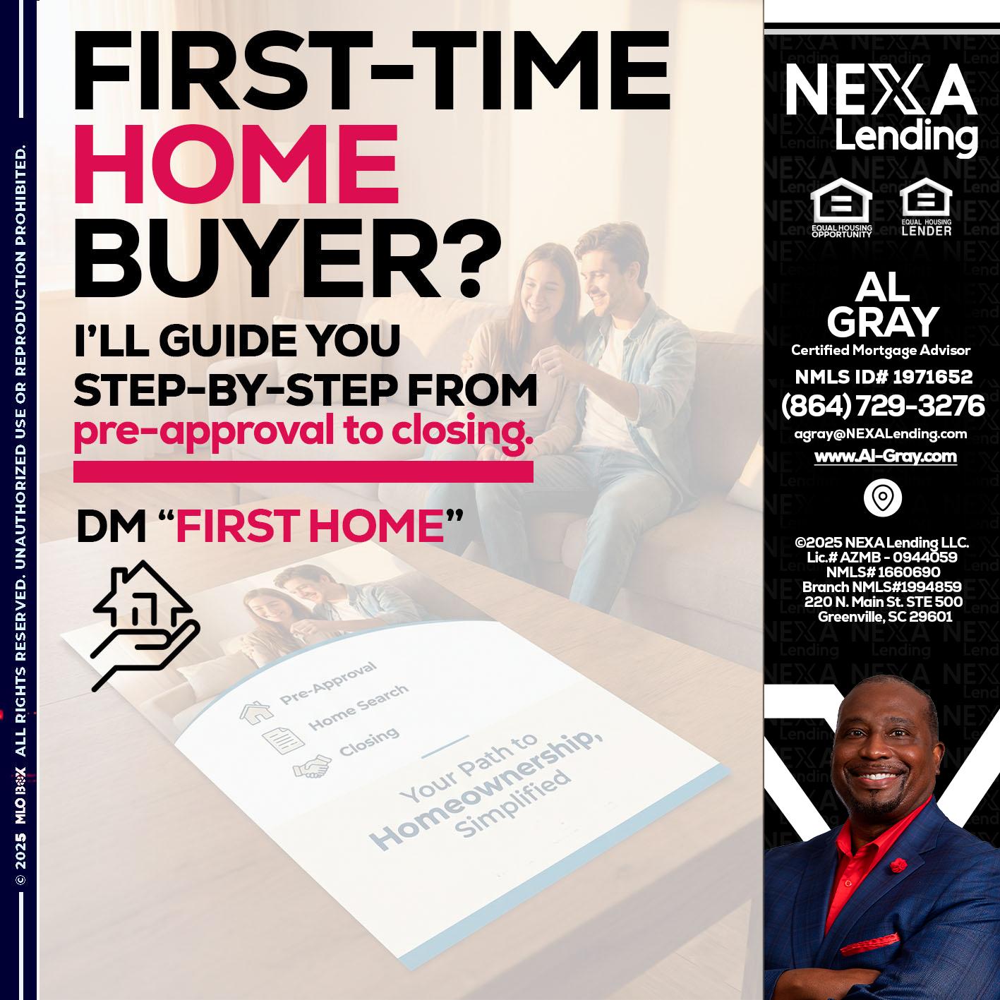 first time home buyer - Al Gray -Branch Mgr/Sr. LO