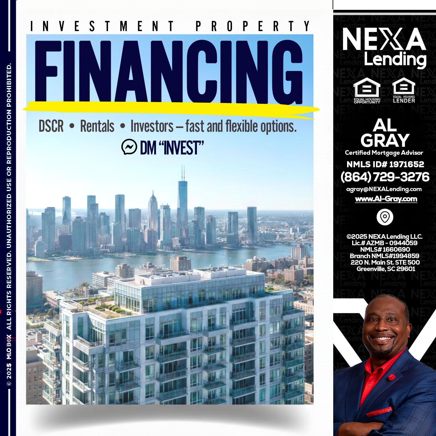 FINANCING - Al Gray -Branch Mgr/Sr. LO