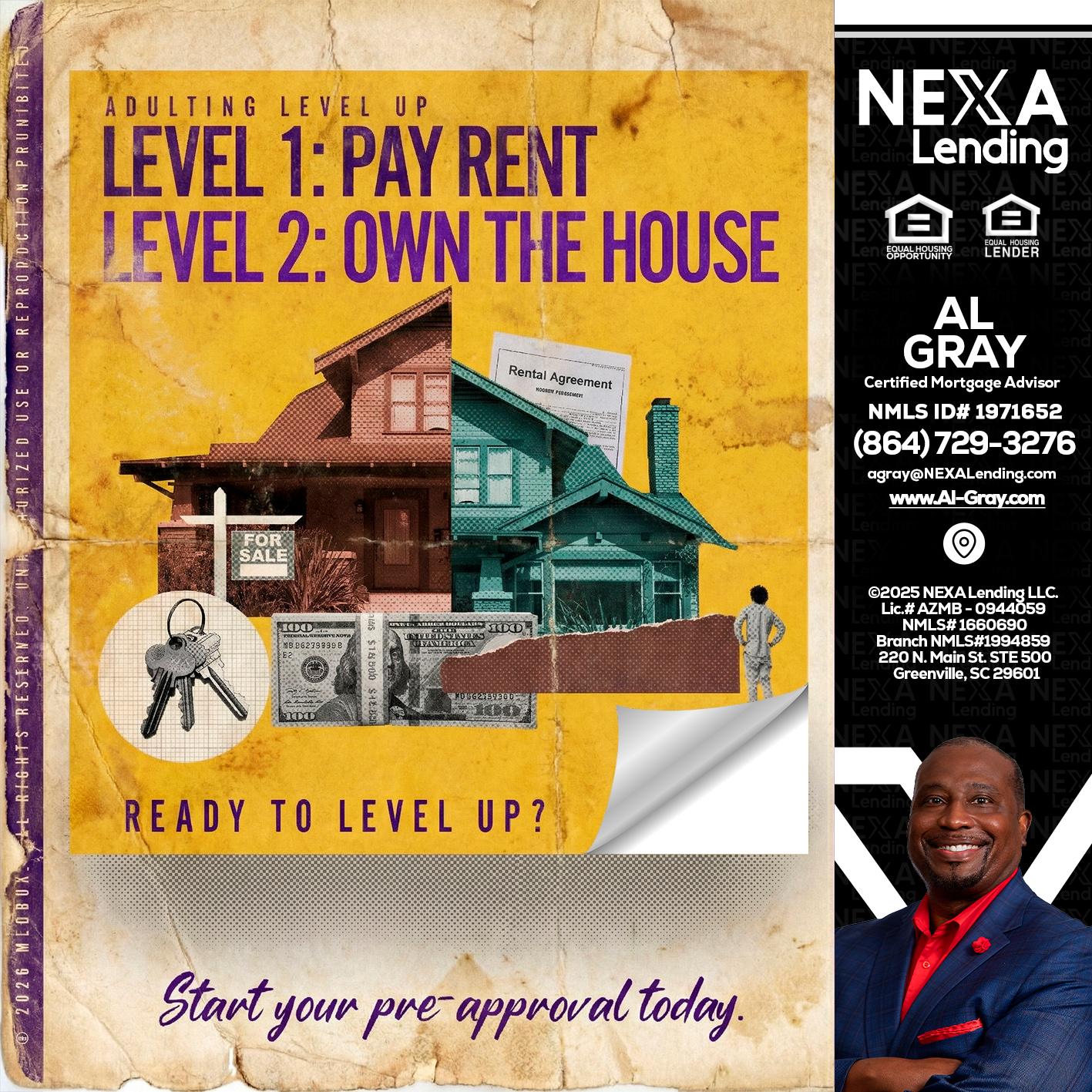 LEVEL 1 - Al Gray -Branch Mgr/Sr. LO