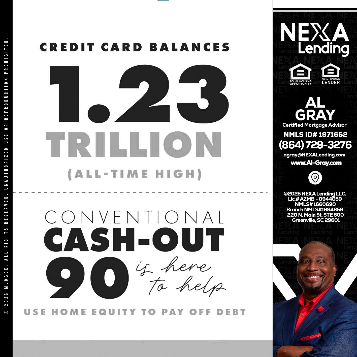 CREDIT CARD BALANCE - Al Gray -Branch Mgr/Sr. LO