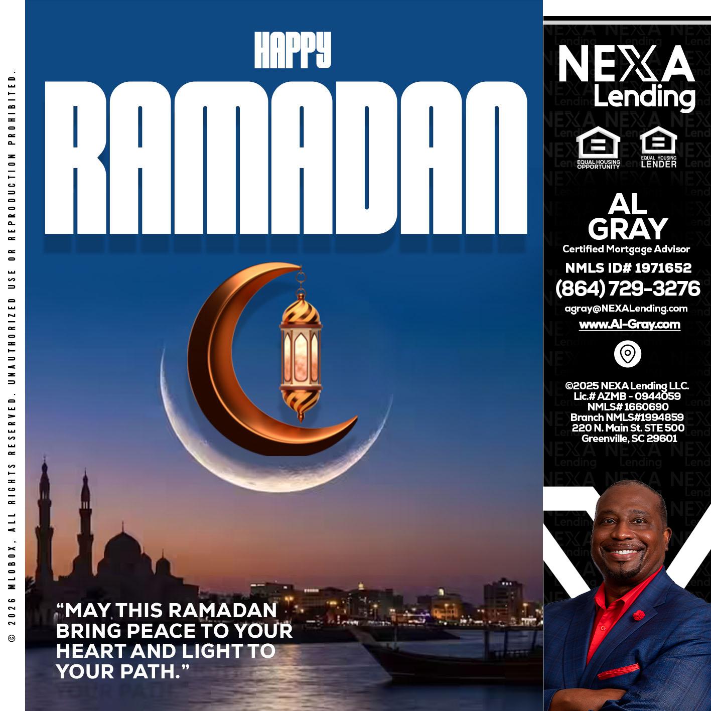 RAMADAN - Al Gray -Branch Mgr/Sr. LO