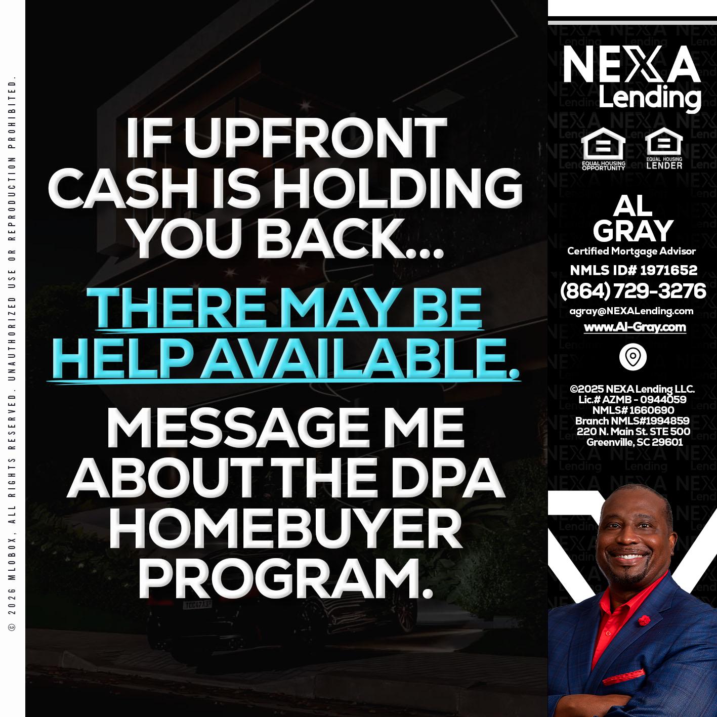 IF UPFRONT - Al Gray -Branch Mgr/Sr. LO