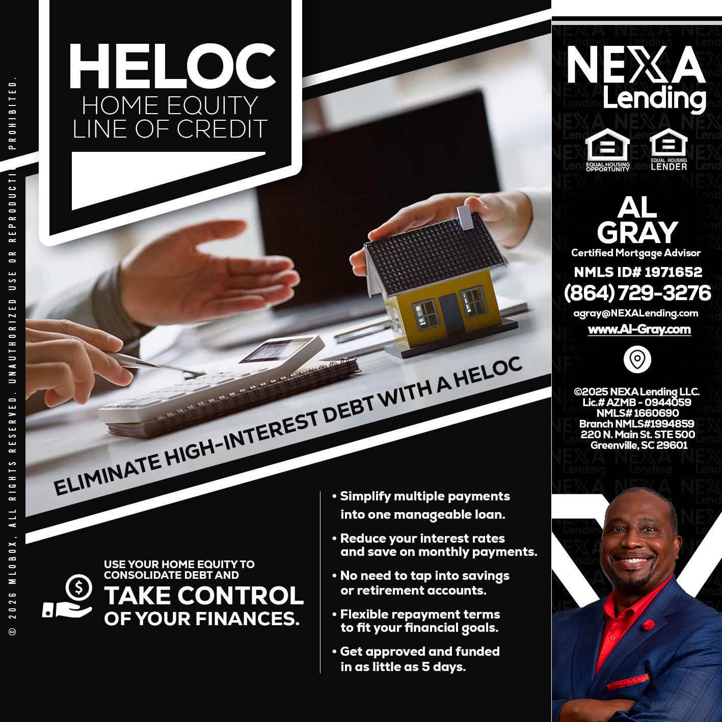HELOC - Al Gray -Branch Mgr/Sr. LO