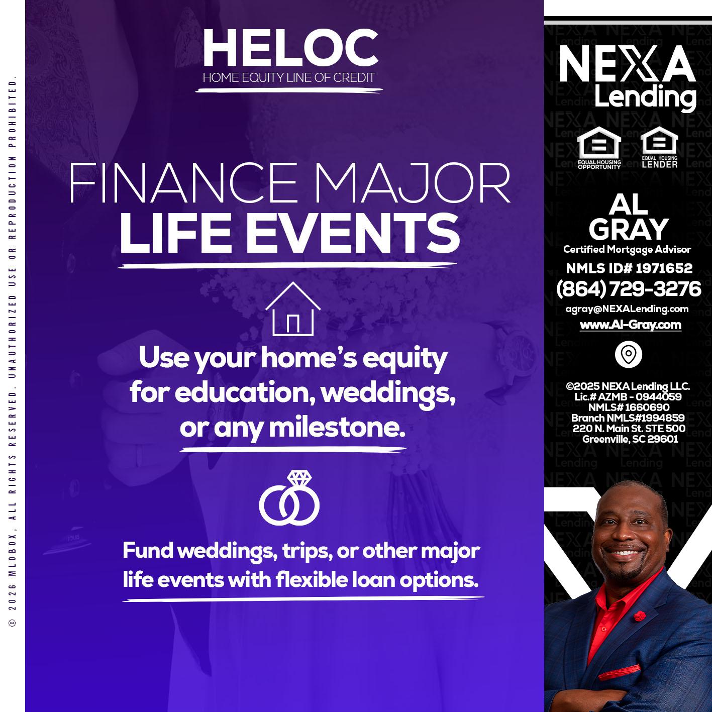 HELOC - Al Gray -Branch Mgr/Sr. LO