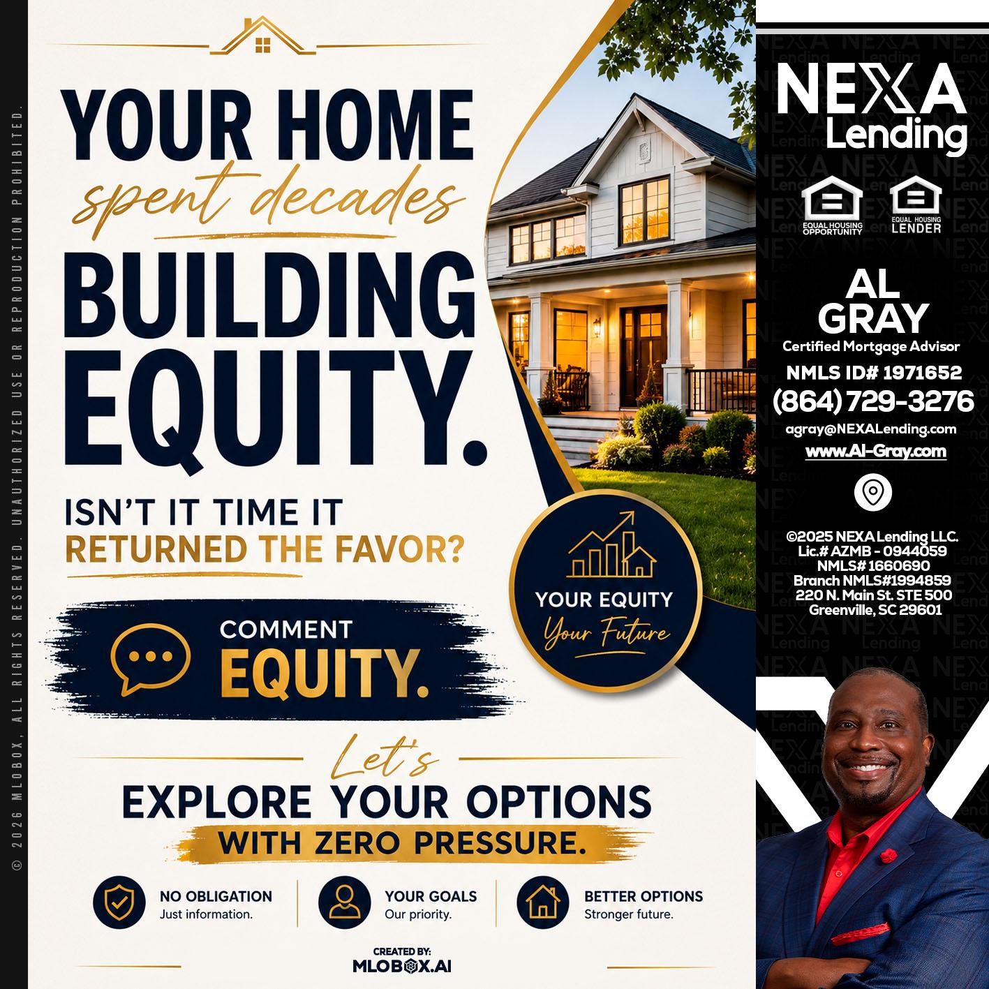 building equity - Al Gray -Branch Mgr/Sr. LO