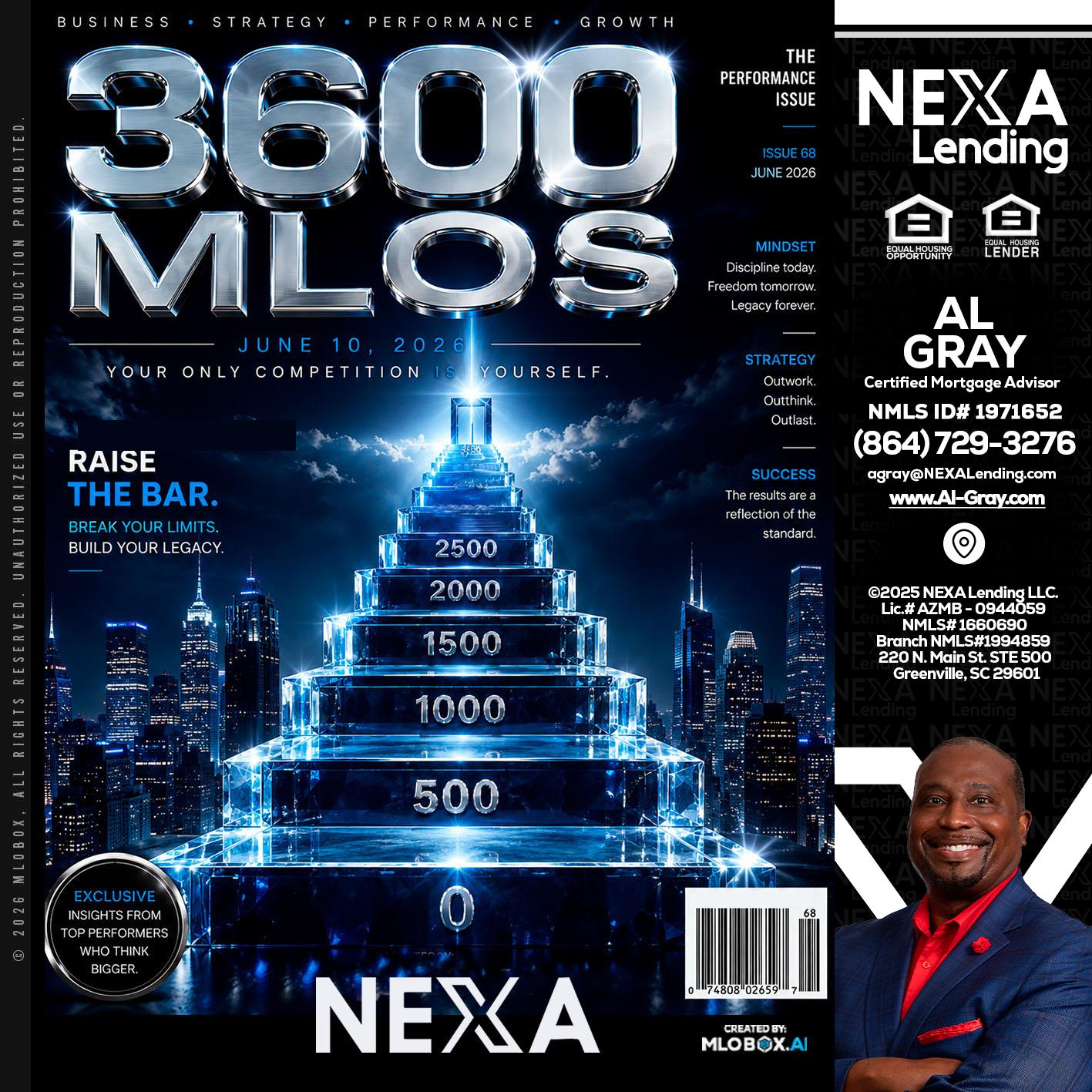 3600 MLOs - Al Gray -Branch Mgr/Sr. LO