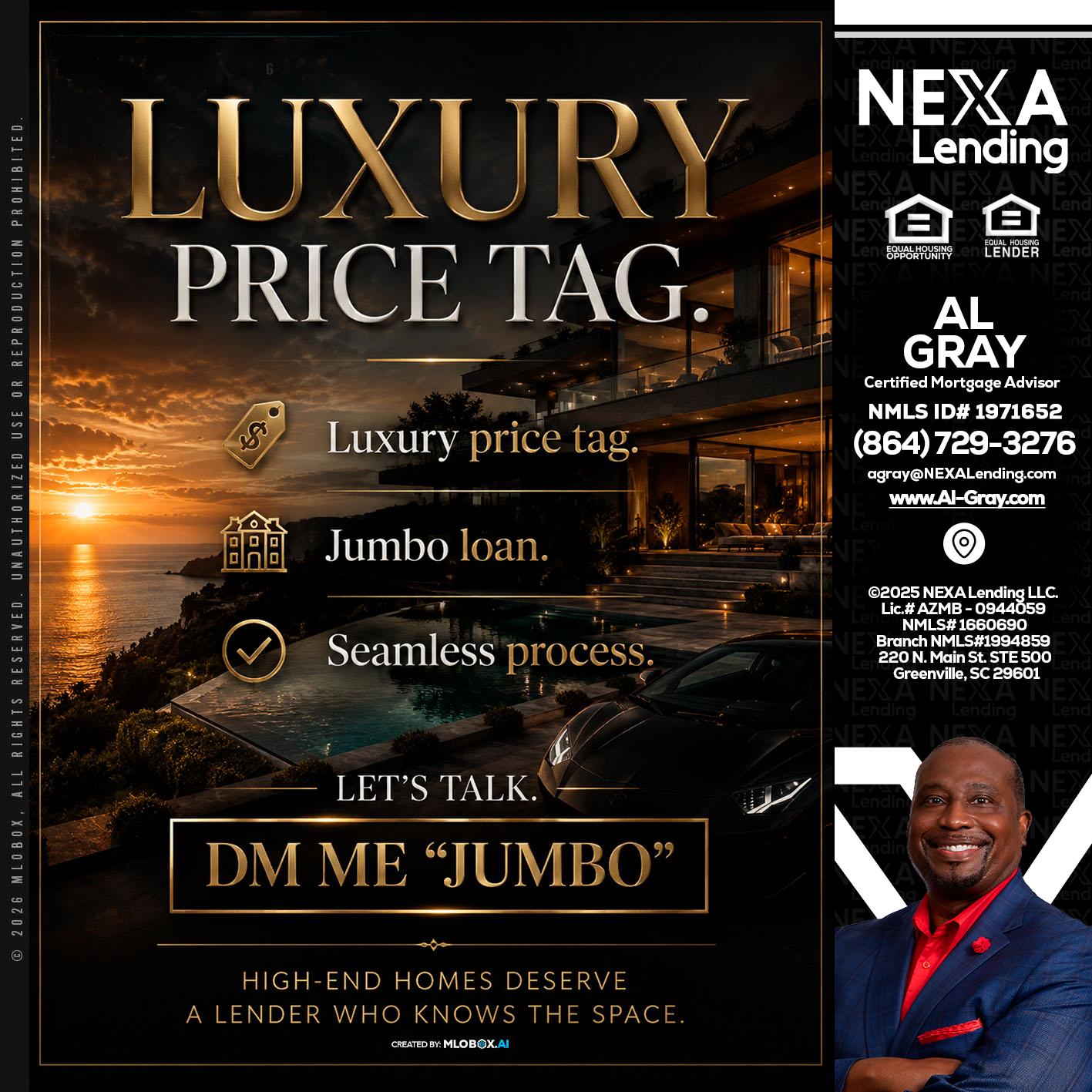 LUXURY PRICE - Al Gray -Branch Mgr/Sr. LO