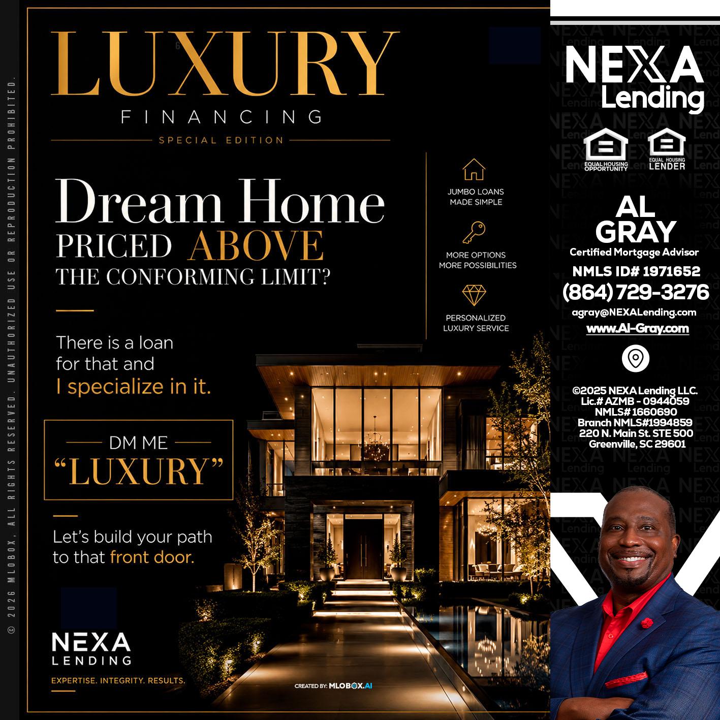 LUXURY - Al Gray -Branch Mgr/Sr. LO