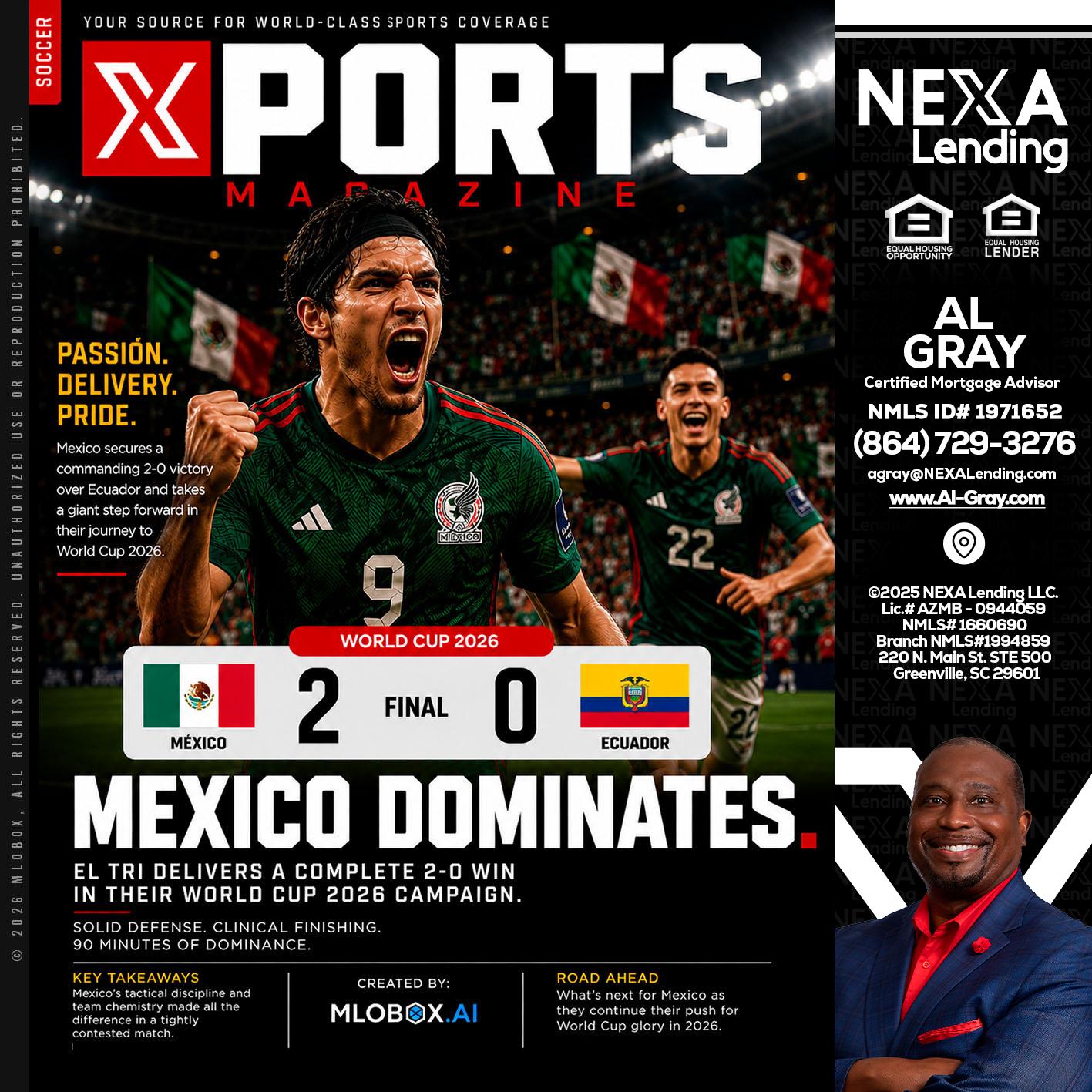 XPORTS MEX 2-0 ECUADOR - Al Gray -Branch Mgr/Sr. LO