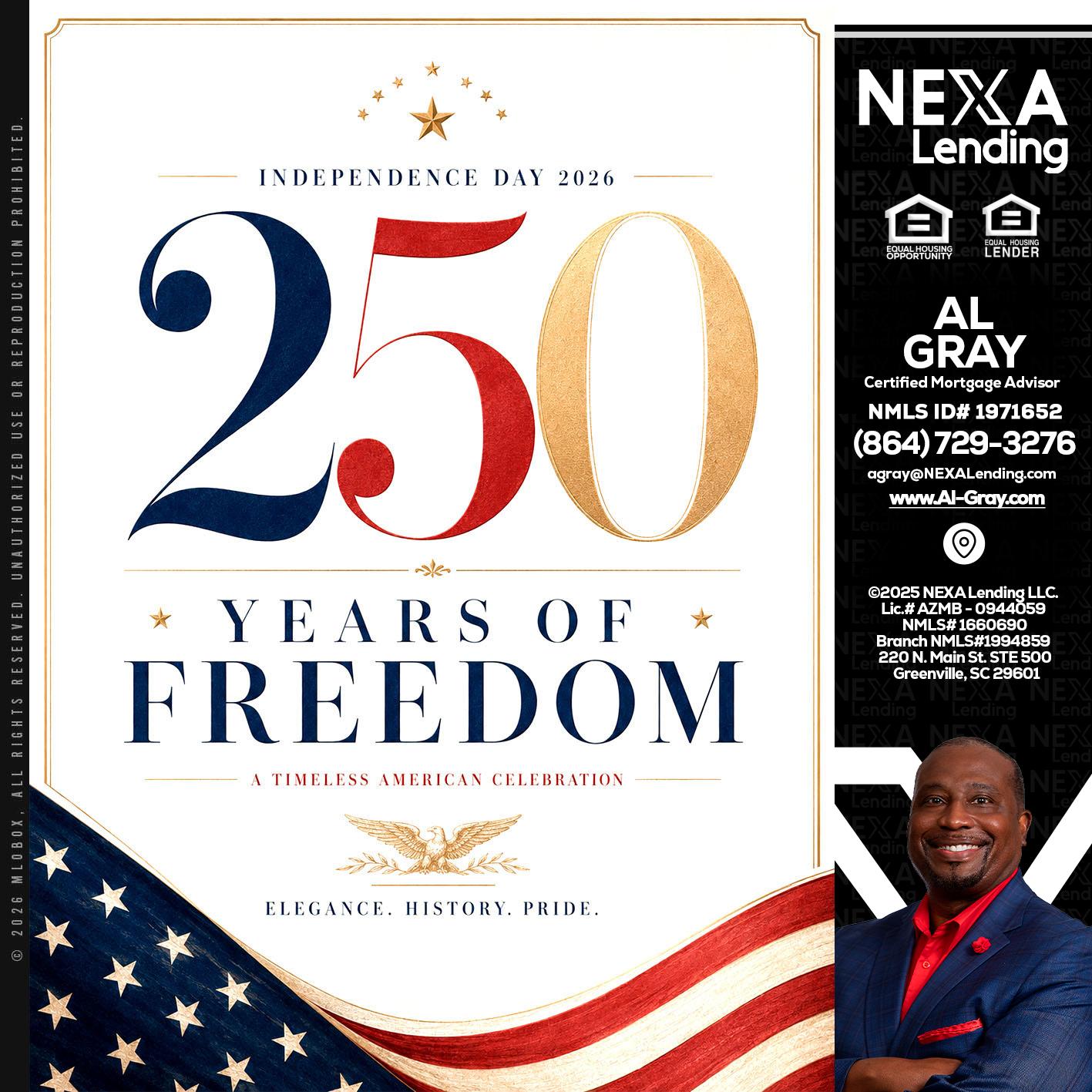 250 YEARS - Al Gray -Branch Mgr/Sr. LO