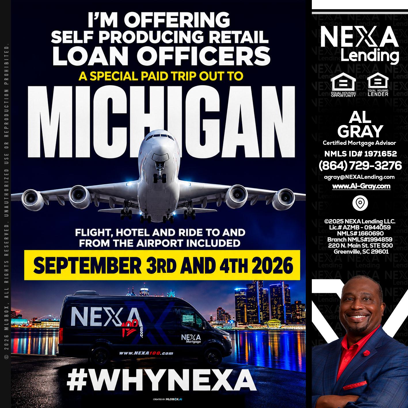 MICHIGAN - Al Gray -Branch Mgr/Sr. LO