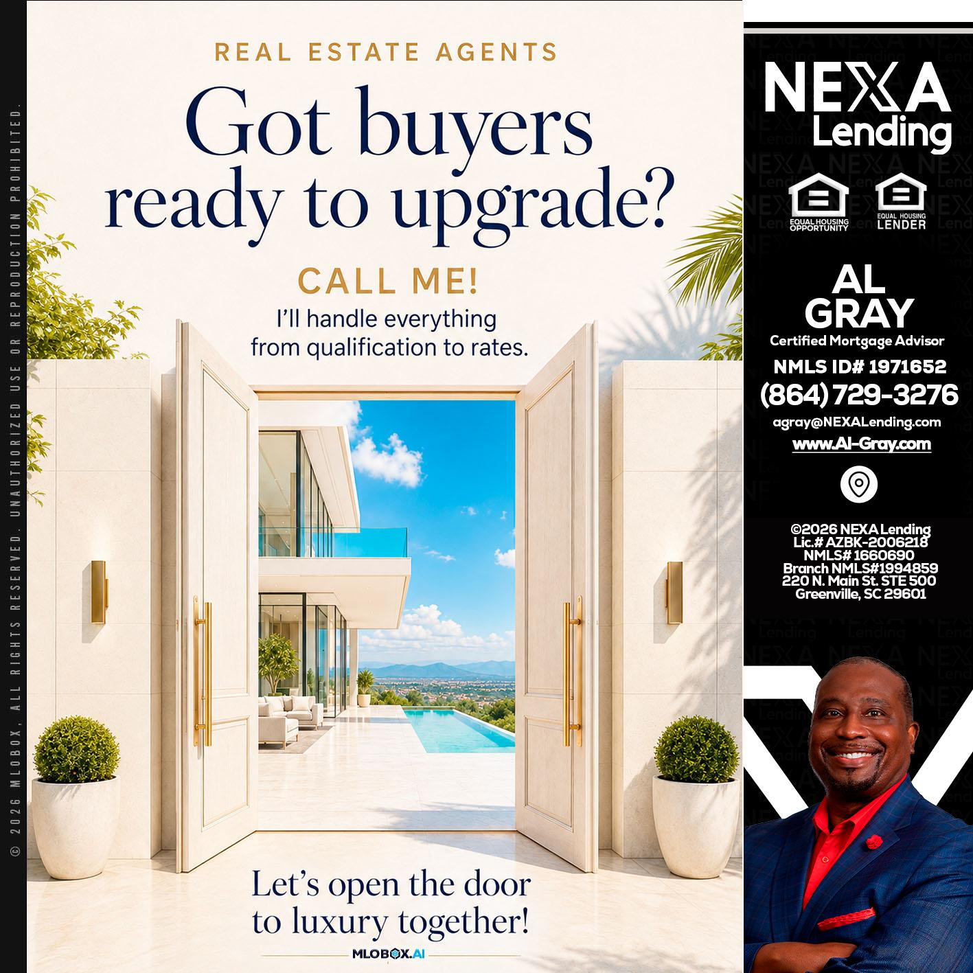 got buyers? - Al Gray -Branch Mgr/Sr. LO