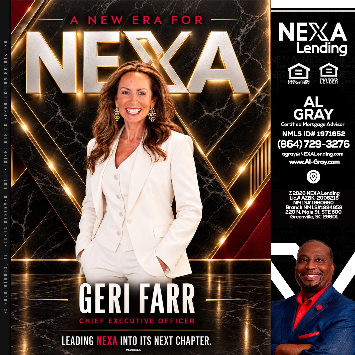 GERI FARR - Al Gray -Branch Mgr/Sr. LO
