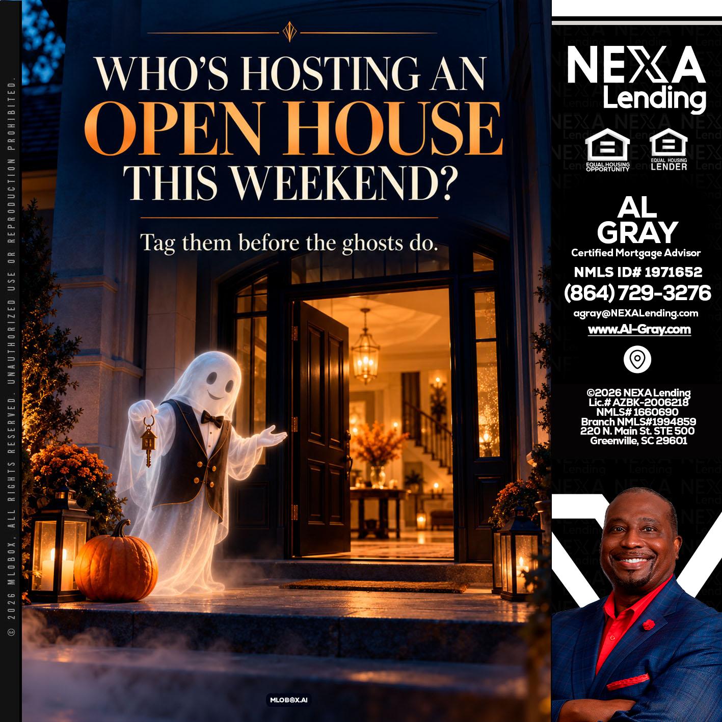 WHO IS HOSTING? - Al Gray -Branch Mgr/Sr. LO