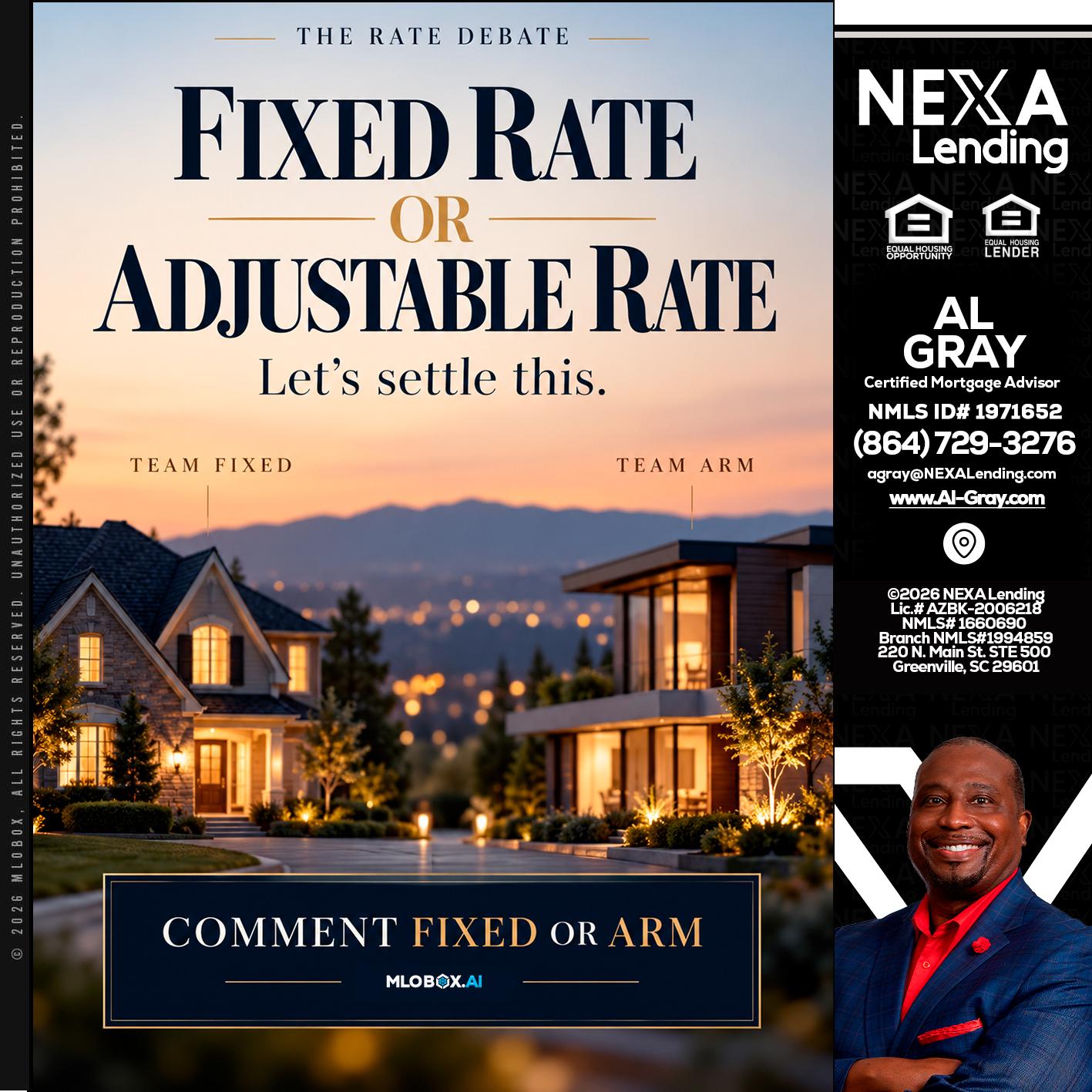 FIXED RATE - Al Gray -Branch Mgr/Sr. LO
