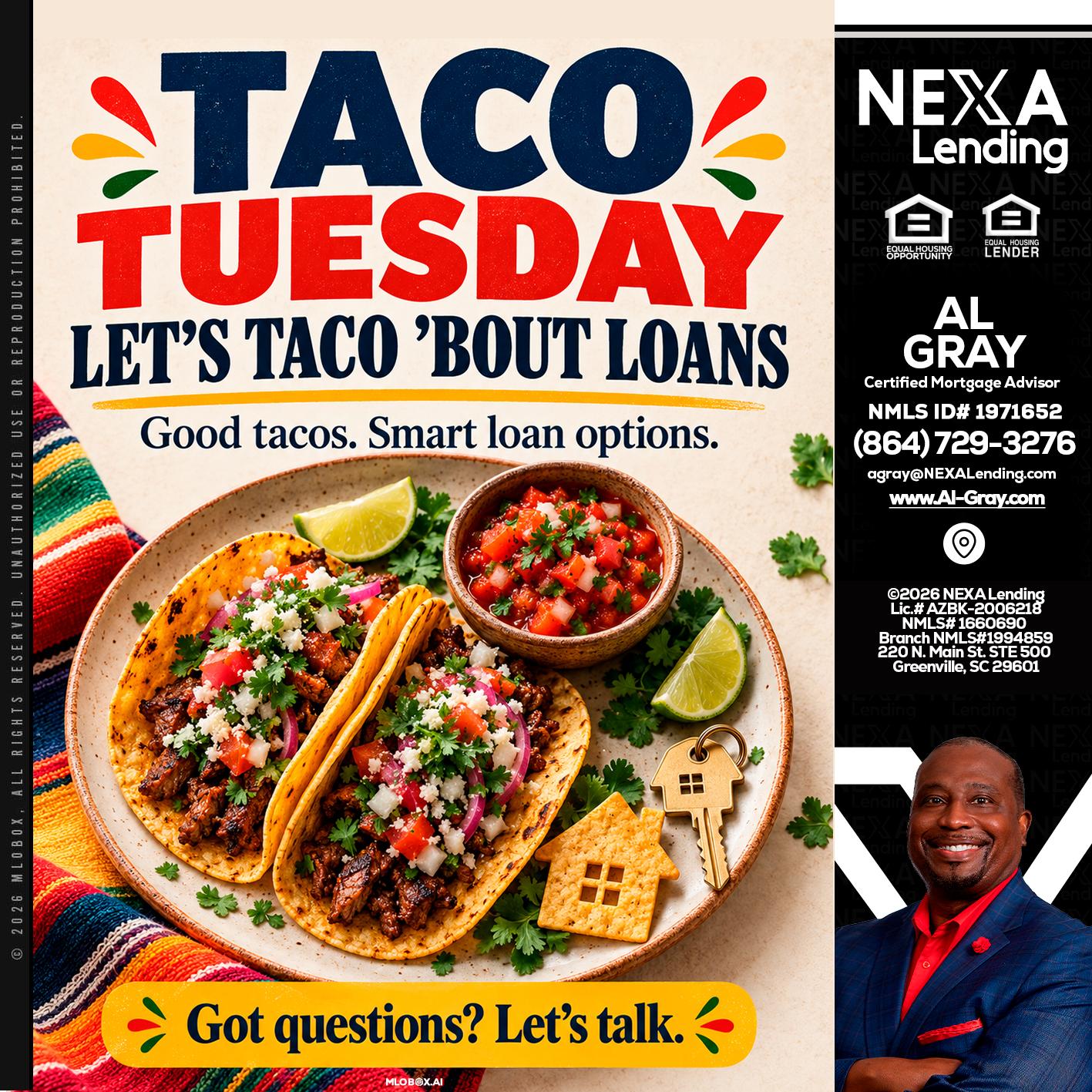 taco Tuesday - Al Gray -Branch Mgr/Sr. LO